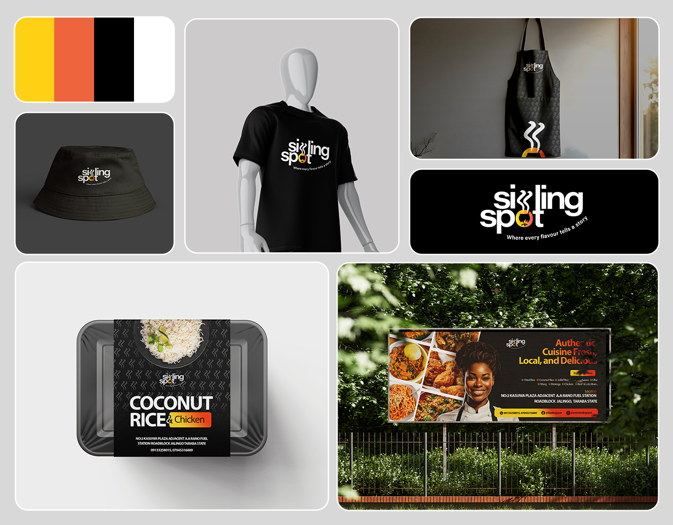 Brand Design for Sizzling Spot